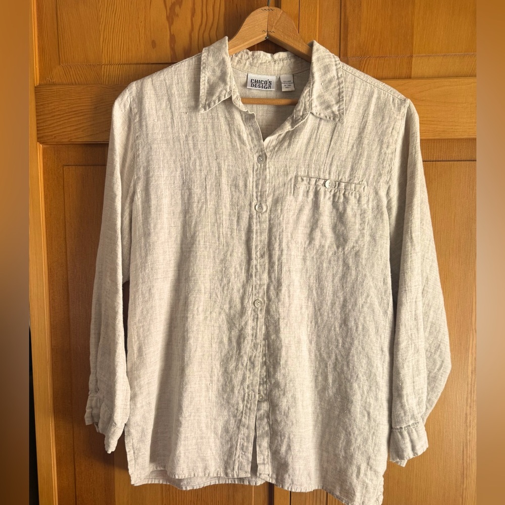 Chico’s linen shirt